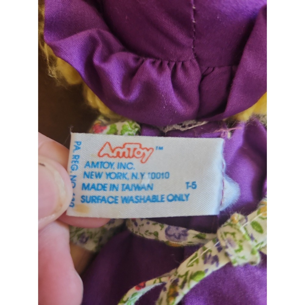 Vintage 1980 AmToy American Greeting Peanut Butter Jelly Soft Rag Dolls Set Read - Picture 5 of 16